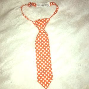 Toddler boys tie Orange TrendyTies 0-6yrs